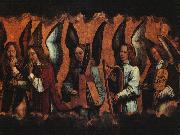 Hans Memling Musician Angels  dd oil on canvas